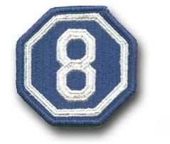 Army 8th Corps Military Patch