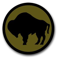 Army 92nd Infantry 8" Patch Vinyl Transfer Decal