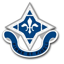 Army 92nd Infantry Unit Crest 11.75" Vinyl Transfer Decal