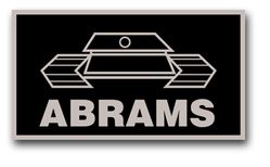 Army Abrams 10" Patch Vinyl Transfer Decal