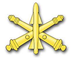 Army Air Defense Artillery 11.75" Vinyl Transfer Decal