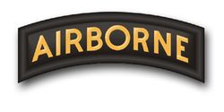 Army Airborne Tab 3.8" Patch Vinyl Transfer Decal