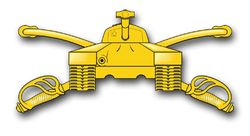 Army Armor Insignia 5.5"  Vinyl Transfer Decal