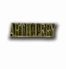 Army Artillery Military Pin