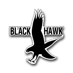 Army Black Hawk 10" Patch Vinyl Transfer Decal