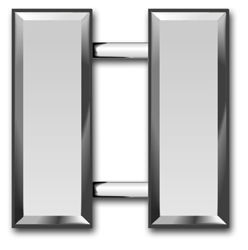 Army Captain 8" Rank Vinyl Transfer Decal