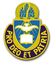 Army Chaplain Corps Regimental Unit Crest 11.75" Vinyl Transfer Decal