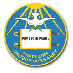 Army Chaplains Insignia  10" Vinyl Transfer Decal