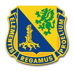 Army Chemical Corps Regiment Unit Crest 11.75" Vinyl Transfer Decal