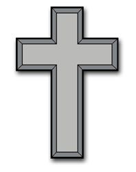 Army Christian Chaplain Corps 11.75" Vinyl Transfer Decal