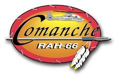 Army Comanche RAH-66 10" Patch Vinyl Transfer Decal