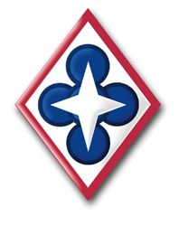 Army Combined Arms Support Command 3.8" Patch Vinyl Transfer Decal