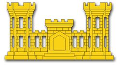 Army Corps Of Engineers 10" Vinyl Transfer Decal