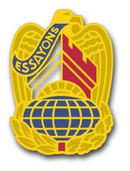 Army Corps of Engineers Command Unit Crest (right) 10" Vinyl Transfer Decal