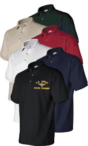Army Custom MOS Polo Golf Shirts