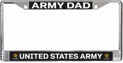 Army Dad License Plate Frame