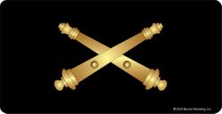 Army Field Artillery License Plate
