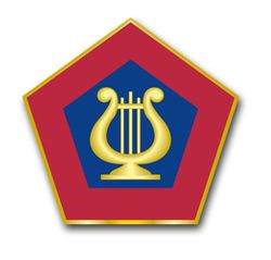 Army Field Band Unit Crest 8" Vinyl Transfer Decal