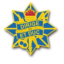 Army Foreign Intelligence Command Unit Crest 8" Vinyl Transfer Decal