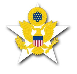 Army General Staff Insignia 10" Vinyl Transfer Decal