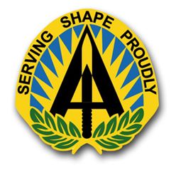 Army Head Quarter Allied Powers Europe Unit Crest 10" Vinyl Transfer Decal