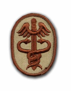 Army Health Services Command Desert Military Patch