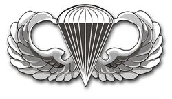 Army Jump Wings 5.5" Vinyl Transfer Decal