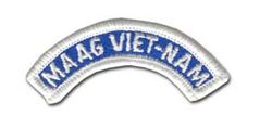 Army MAAG Viet-Nam (White on Royal) Military Tab