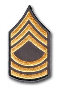 Army Master Sergeant Rank Chevron (Pair) Military Patch