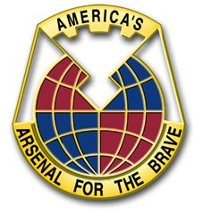 Army Materiel Command Unit Crest Vinyl Transfer Decal