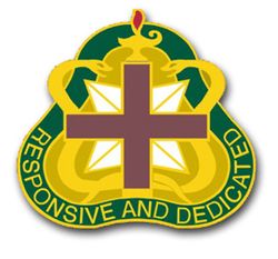 Army Medical Command Unit Crest 3.8" Vinyl Transfer Decal