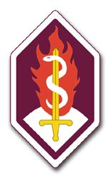Army Medical Services Command 11.75" Patch Vinyl Transfer Decal