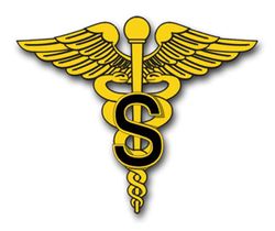 Army Medical Specialist Corps 8" Vinyl Transfer Decal