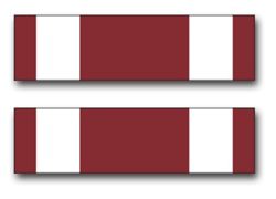 Army Meritorious Service Ribbon 10" Vinyl Transfer Decal