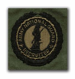 Army National Guard Master Recruiter Military Patch