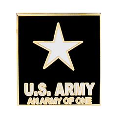 Army Of One Military Pin