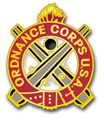 Army Ordnance Corps Unit Crest 8" Vinyl Transfer Decal