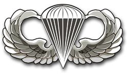 Army Parachutist 5.5" Vinyl Transfer  Decal