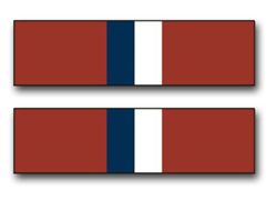 Army Philippine Liberation Ribbon 11.75" Vinyl Transfer Decal