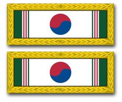 Army Republic Of Korea Presidential Unit Citation Ribbon 3.8" Vinyl Transfer Decal