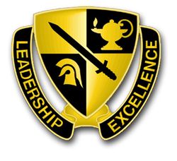 Army ROTC Cadet Command Unit Crest Vinyl Transfer Decal