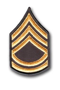 Army Sergeant First Class Rank Chevron (Pair) Military Patch