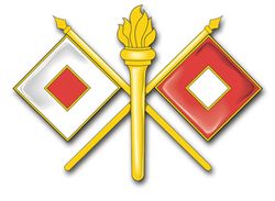 Army Signal Corps 11.75"  Vinyl Transfer Decal