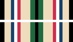 Army Southwest Asia Service Ribbon 11.75" Vinyl Transfer Decal