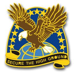 Army Space and Missile Defense Command Unit Crest 11.75" Vinyl Transfer Decal