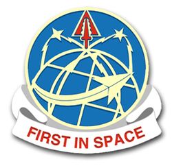 Army Space Command Unit Crest 3.8" Vinyl Transfer Decal