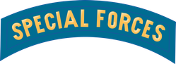 Army Special Forces Tab Patch Vinyl Transfer Decal