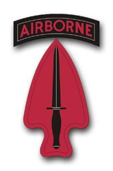 Army Special Operations Command 5.5" Patch Vinyl Transfer Decal