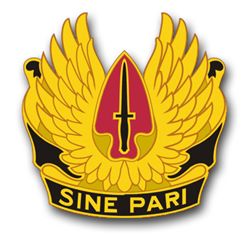 Army Special Operations Command Unit Crest 10" Decal