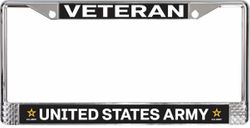 Army Veteran License Plate Frame